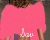 Fur Shawl-Barbie Pink