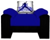 Blue Jordan Chair