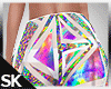 SK| Holographic Skirt