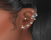 silver earings