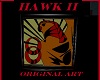 HAWK II-FRAMED ART