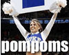 Duke-style pompoms