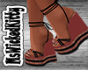 Bronze Platform Heels