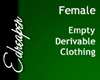 Empty Derivable Female