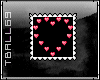 pink heart stamp