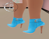 Z Aqua Blue Ankle Boots
