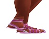 pink camo sandals