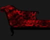 Red Cheeta Cuddle lounge