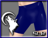 [SLW]Blue PVC Shorts