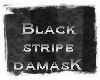 *TY Blk stripe damasK bg