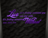 Love Quote Purple