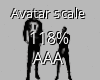Avatar Scale 118%