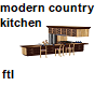 modern country kitchen