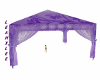 wedding tent in purple