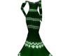 Green Xmas Glow Gown