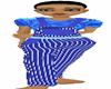 overalls blue f