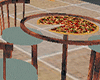 pizza eating  table