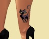F Leg Cat Tattoo 2