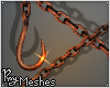Rusty Chained Hook