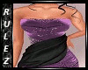 Purple Drap Dress
