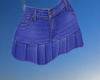 sky blue miniskirt