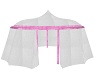 white tent w/ pink