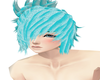 Turquoise dash hair