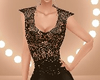 Black Lace Gown