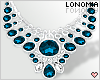 Aqua Diamond Necklace