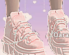 R. Goth Boots - Peach M