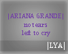 |LYA|Ariana grande tears