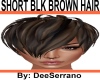 SHORT BLK BROWN HAIR