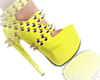 {S} Yellow/Spike Boots
