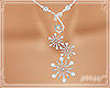 !Necklace snowflake trio