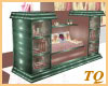 ~TQ~pink roses cabinet