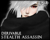! Stealth Black Scarf
