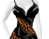 black leopard dress