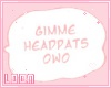 ℓ bubble headpats pink
