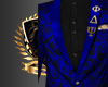 :PDP:blue black blazer