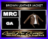 BROWN LEATHER JACKET