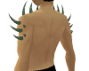 Green Shoulder Spikes