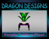 DD Purple Table n Plant