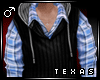 TX! Sweater Jacket! Blue