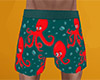 Octopus Pajama Shorts M