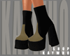 Flare Heel Boots |kaywho