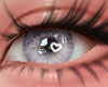 Crystal Gray Hearts Eyes