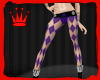 Purple Diamond Rave Pant
