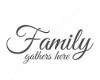 Family Gather 3D Quote