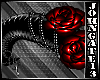 Gothic Red Roses Horns