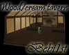 [Bebi] Wood/cream tavern